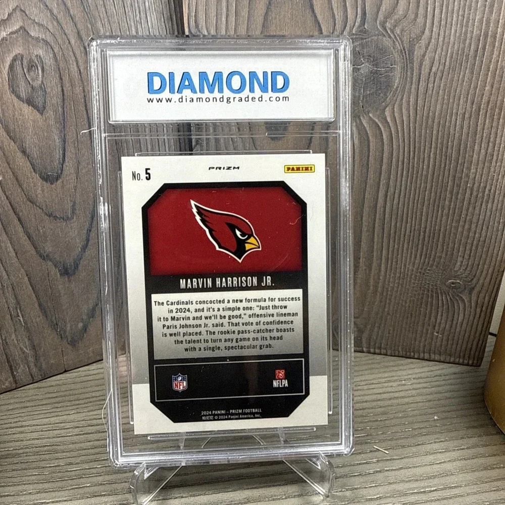 2024 Panini Prizm Emergent Marvin Harrison Jr. #5 Green Prizm‎ (RC)  10 GEM MT